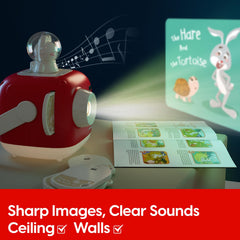 Top Bright Story Projector includes a 30-minute auto shut-off for peaceful sleep transitions.