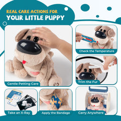 TOP BRIGHT Stethoscope playset adds realistic tactile exploration during pretend checks.