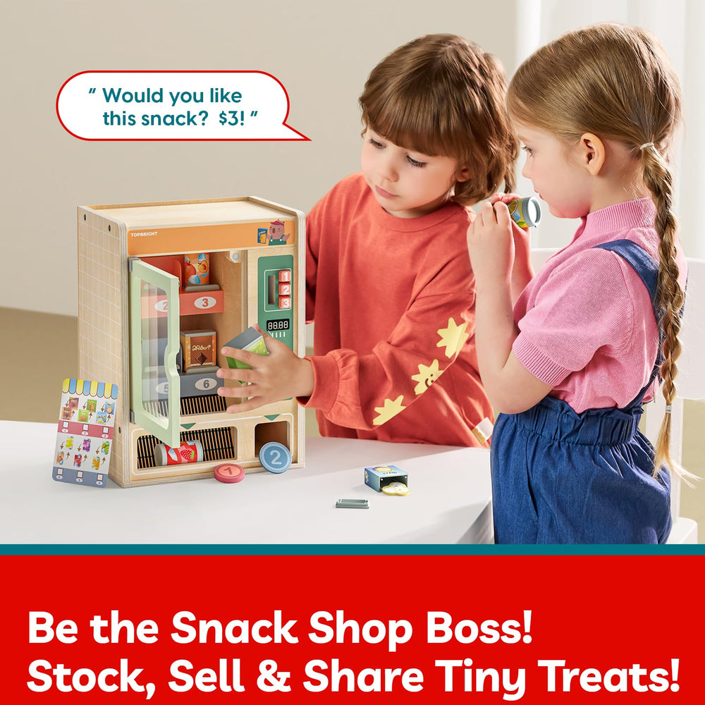 Top Bright wooden snack packs for imaginative display in the playset