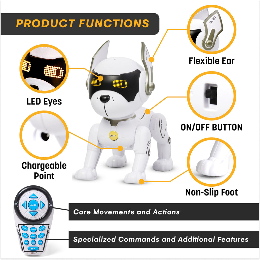 Top Race Robot Dog supports STEM learning through hands-on play.