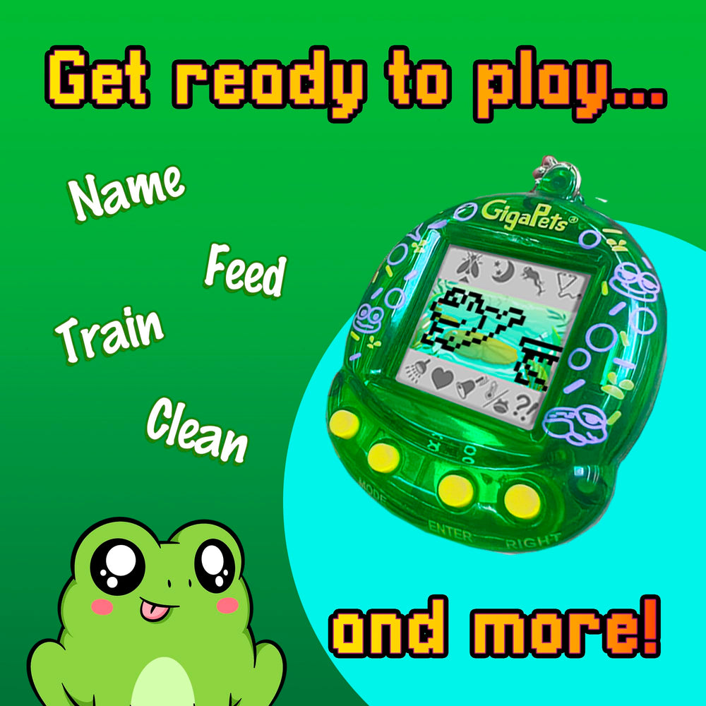Top Secret Toys Giga Pet Floppy Frog surprise evolution adds excitement.