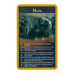Top Trumps Lord of the Rings Quiz Game card collection highlighting vivid photography for immersive trivia
