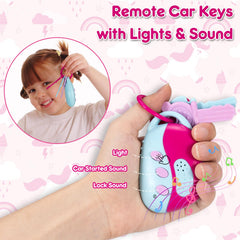 TopBeths Play Purse makeup set delivers mess-free pretend cosmetics for safe fun.