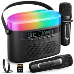 TOPCHOICE Karaoke dual speaker delivering powerful sound for home parties