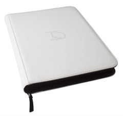 TopDeck 500 Card Ringless Zip Binder Pro open spine for easy access