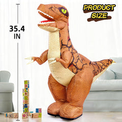 TOPMVP dinosaur toy performs a smooth 360-degree rotation for dynamic indoor fun.