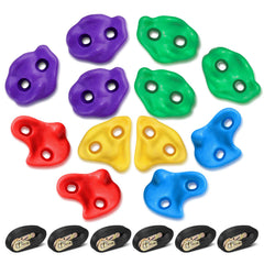 TOPNEW durable, weather-resistant plastic resists fading for long-lasting climbing adventures.