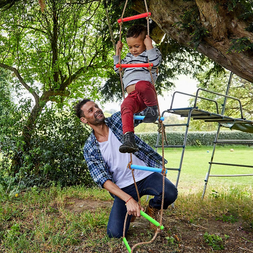 TOPNEW rope ladder holds up to 230 lbs for adults and kids.