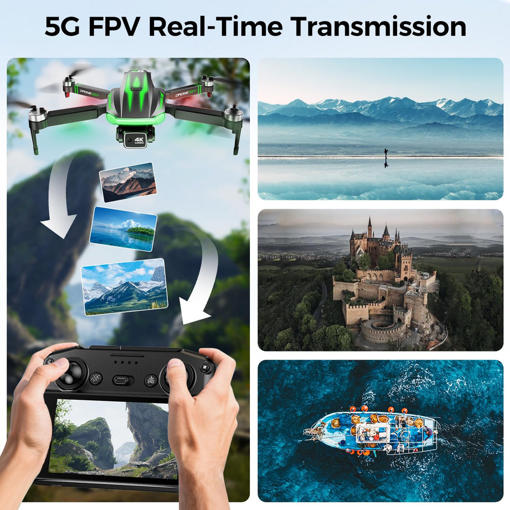 TOPRCBOXS S8 uses brushless motors for smoother flights