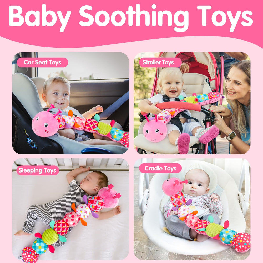 Topsochir caterpillar belly ruler feature tracks growth during daily play sessions.