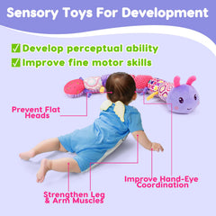Topsochir crinkle pages emphasize textured surfaces that engage infants