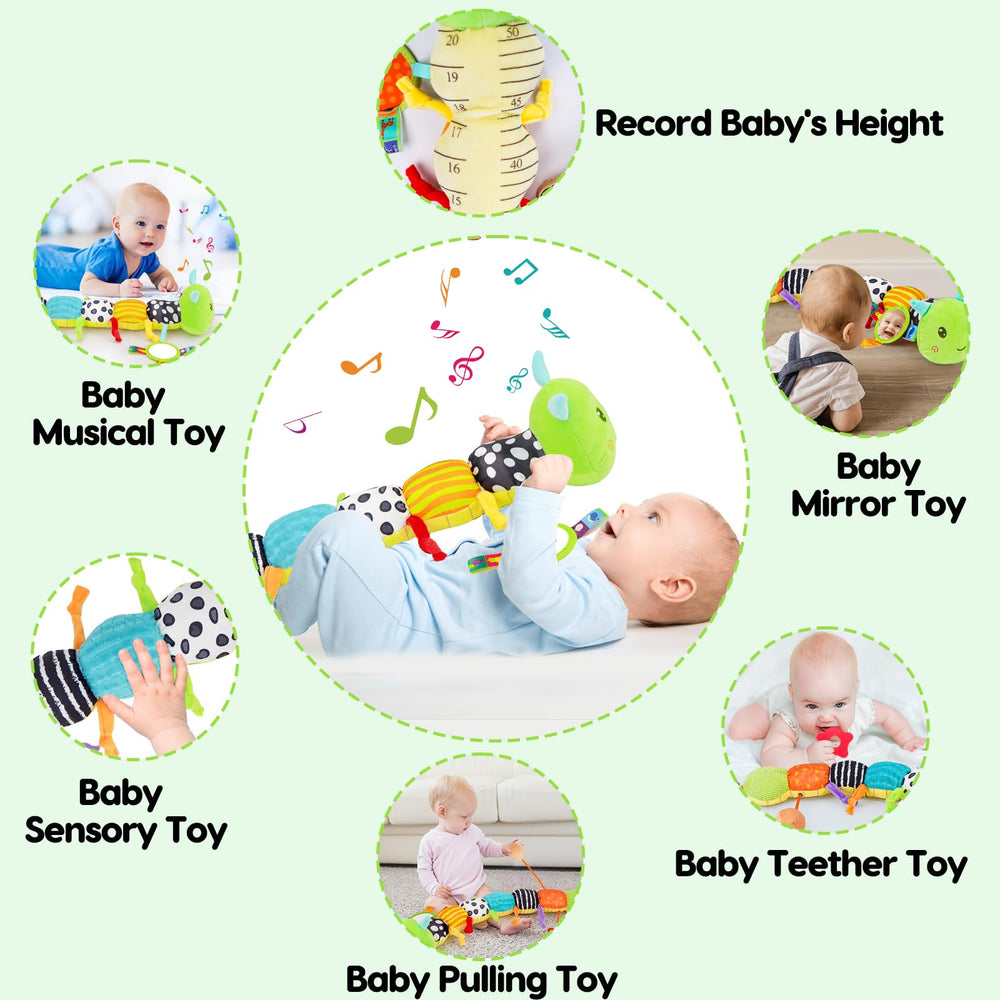 Topsochir soft infant caterpillar plush offers cozy companionship during play.