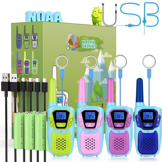 Topsung pink family walkie-talkies ideal for group play and bonding