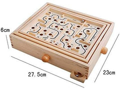 Topwon Wood Labyrinth Table Maze compact storage helps tidy living spaces.