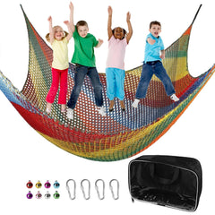 Toriexon climbing net 6.5x9.8 shows sturdy, kid-friendly playground gear.