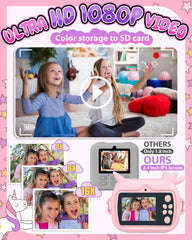 Torlaist Kids Camera Instant Print using inkless thermal printing for quick prints.