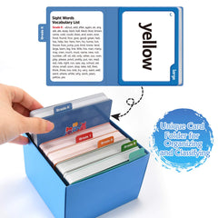Torlam 520 double-sided cards maximize vocabulary exposure during study sessions.