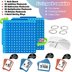 Torlam rings secure cards for organized study sessions.