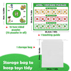 Torlam Phonics Puzzles homeschool kit motivates at-home reading practice