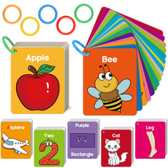 Torlam toddler flash cards – alphabet visuals to boost early literacy and word recognition.
