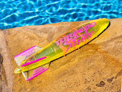 Torpedo Strike SpinFin spins through water for lively pool play.