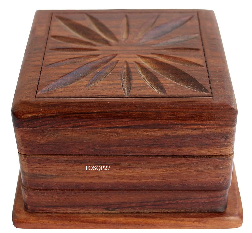 TOSQP27 secret box brainteaser case opens to reveal a hidden mechanism for a playful challenge.