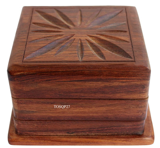 TOSQP27 secret box brainteaser case opens to reveal a hidden mechanism for a playful challenge.