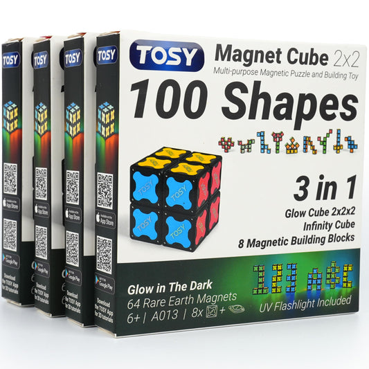TOSY Magnet Cube 2x2 eight-block configuration for smooth rotations