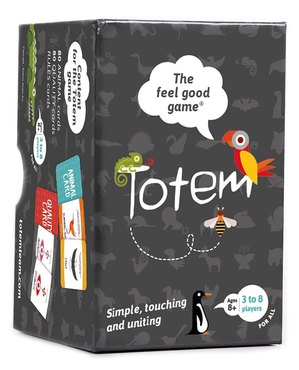 Totem self-esteem balance card set for group activity and reflection.
