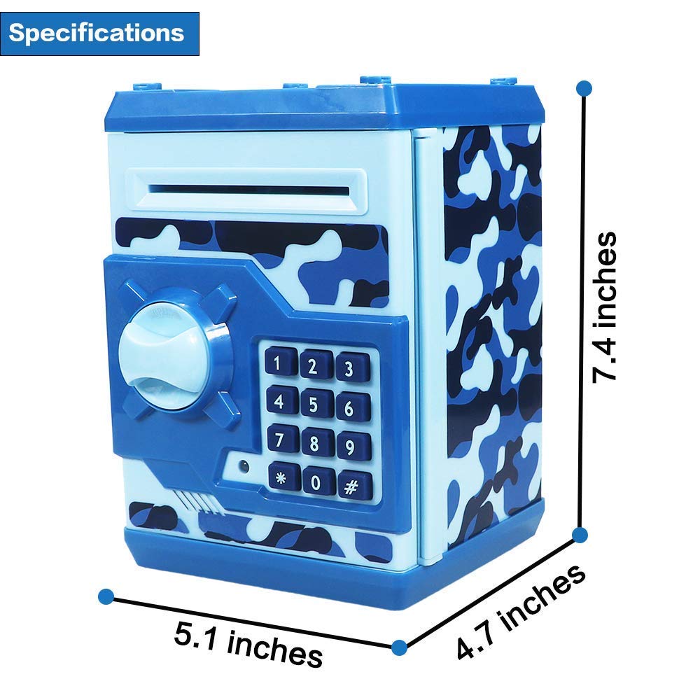 Totola Piggy Bank mini ATM in action illustrating easy cash deposits.