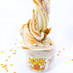 Tototang honey ice cream clay close-up shows playful texture and color