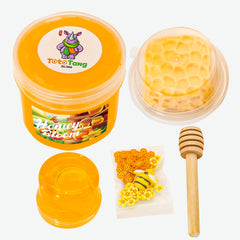 Tototang jelly textured slime showcasing smooth, stretchy surface for ASMR-style play.