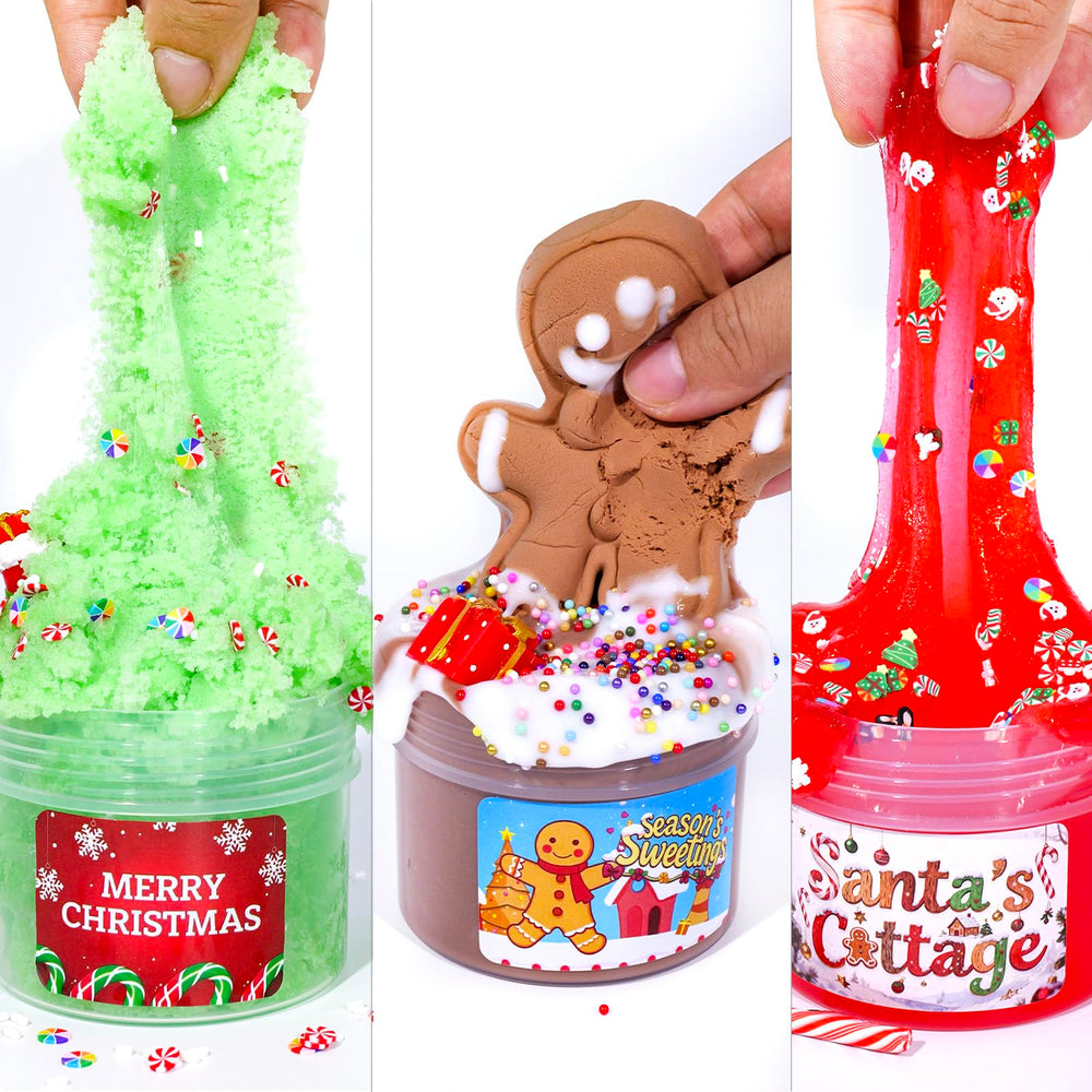 Tototang slime red-cane jelly-texture showcases glossy finish and satisfying squish, perfect for sensory play.