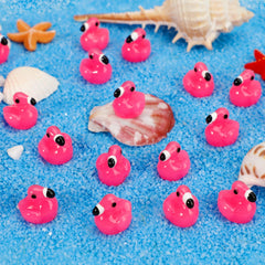 Touch Top mini resin flamingo ducks pink figurines for decor