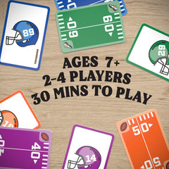 Two to four players compete in a fast, engaging TOUCHDOWN match.