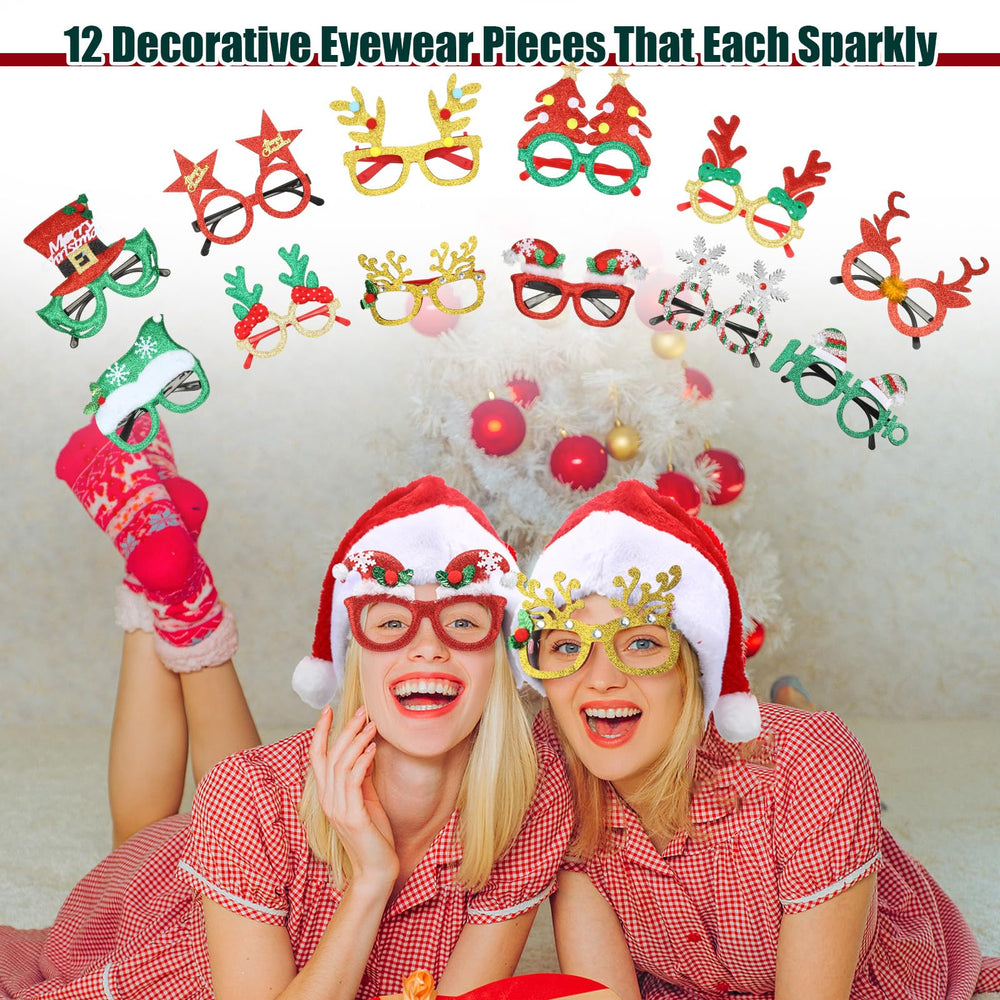 Toulite plush red Santa hats with faux fur trim for cozy holiday flair.
