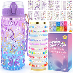 TOUPONS water bottle kit for girls with customization options for gifting.
