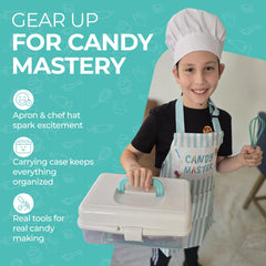 Tovla Jr Apron and Chef Hat complete a gift-ready, imaginative kitchen setup.