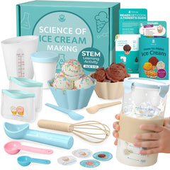 Tovla Jr ice cream scoop with reusable bowls for mess-free kid-friendly servings.