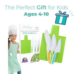 TOVLA JR kid-sized kitchen tools set ready for real cooking and hands-on learning