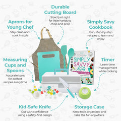 TOVLA JR. kids real cooking set spatula for comfortable flipping and turning