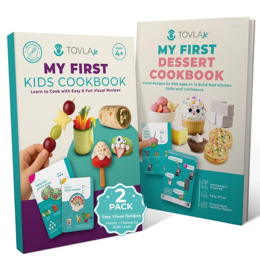 Tovla Jr My First Visual Cookbook Set cover, kid-friendly recipe visuals for confident cooking