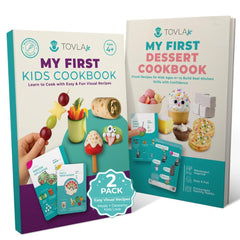 Tovla Jr My First Visual Cookbook Set cover, kid-friendly recipe visuals for confident cooking