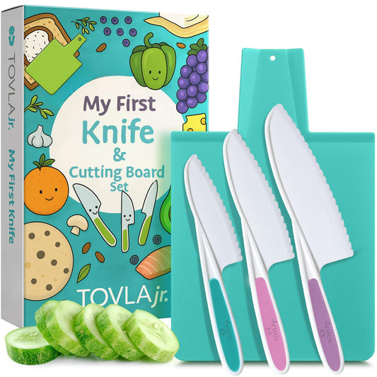TOVLA JR. premium kid-safe knife for safe fruit slicing