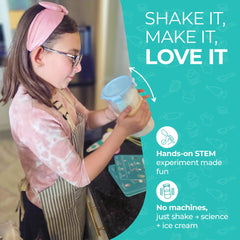 Tovla Jr snap-lid shaker with rubber grip for easy blending and chilling.
