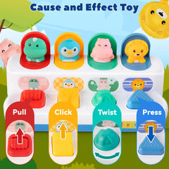 Tovol Zerky animals peeking out to spark curiosity and interactive exploration.
