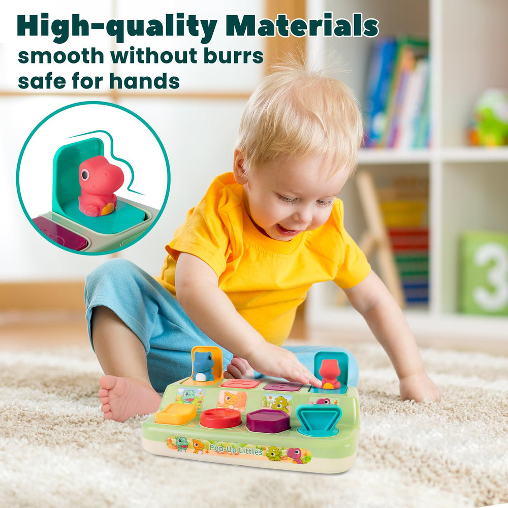 Tovol Zerky baby sensory toy with ABS material offers safe, smooth edges