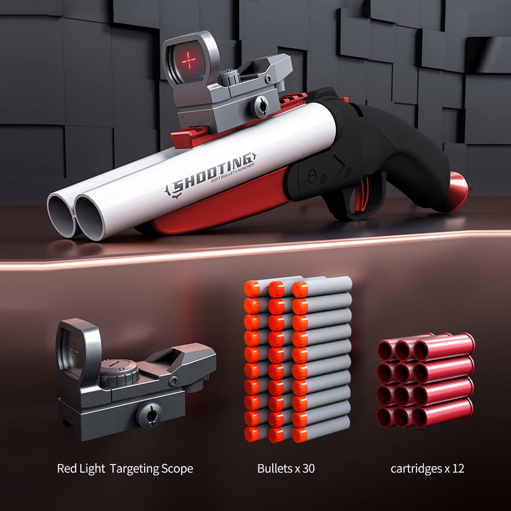 TOVOL ZERKY dart blaster with scope attachment for precise aiming