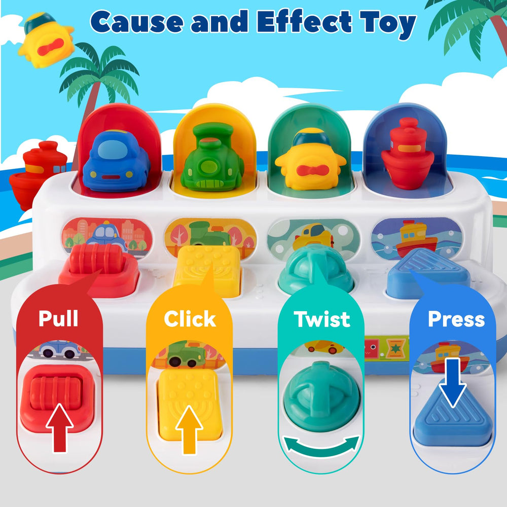 Tovol Zerky four-colour vehicles inside the toy spark curiosity and pretend play.