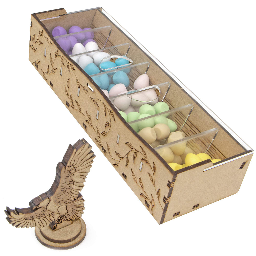 TowerRex in-game storage keeps components organized during sessions.